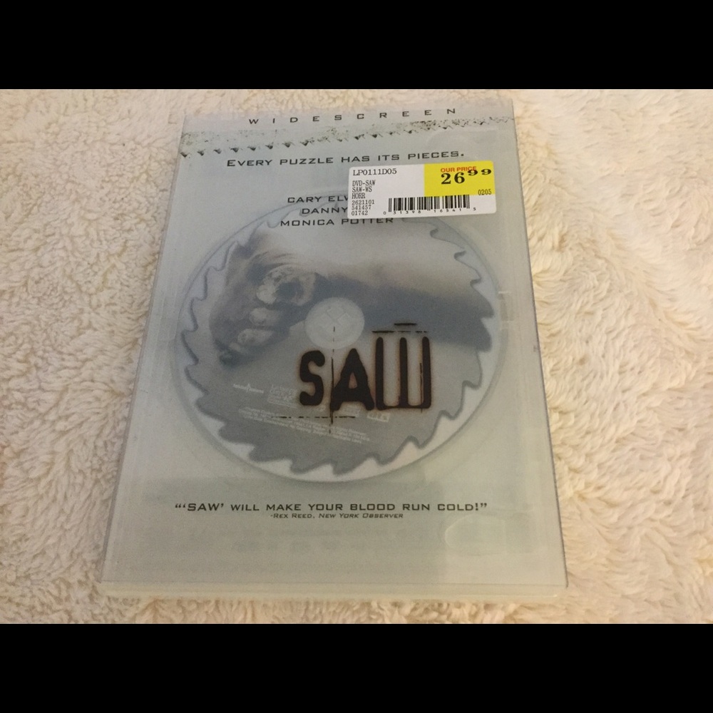 DVD movie SAW